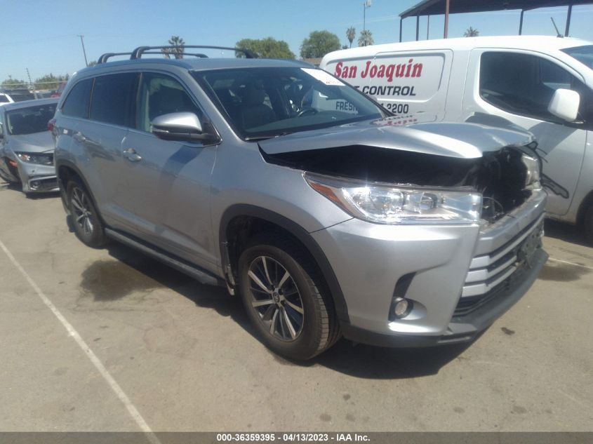 2017 TOYOTA HIGHLANDER XLE/SE - 5TDJZRFH9HS474050