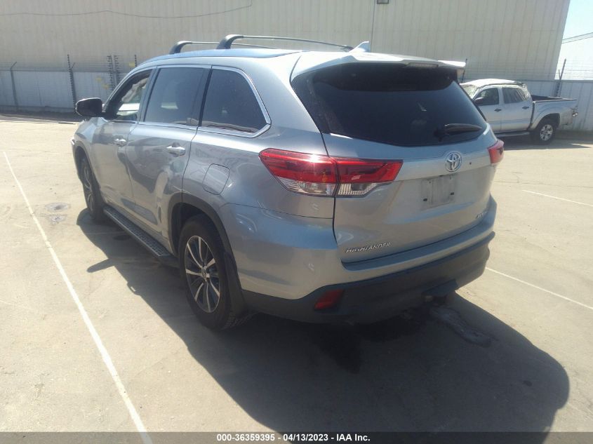 2017 TOYOTA HIGHLANDER XLE/SE - 5TDJZRFH9HS474050