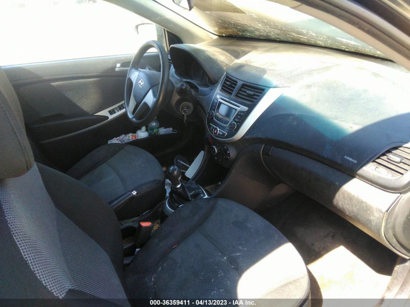 2014 HYUNDAI ACCENT GS - KMHCT5AE5EU155795