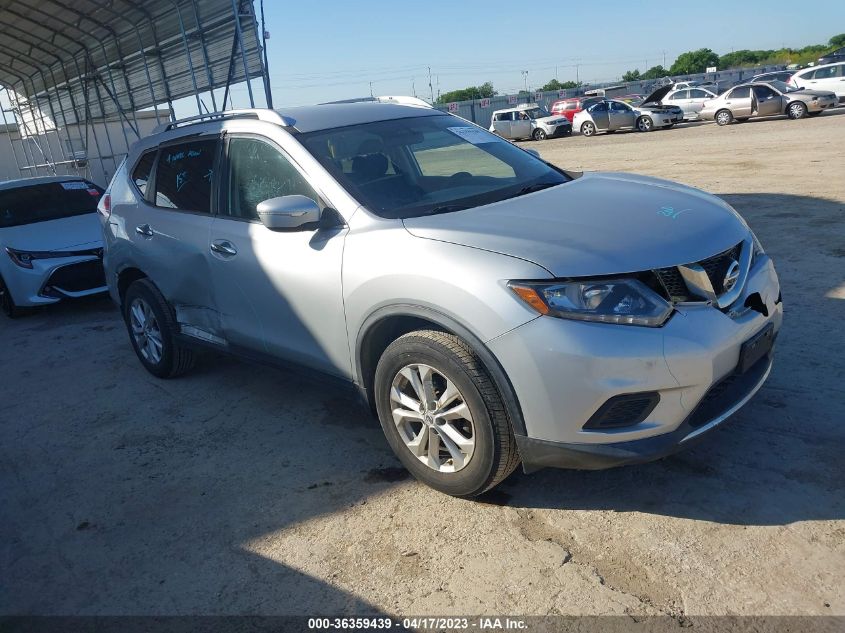 2015 NISSAN ROGUE SV - KNMAT2MT4FP559630