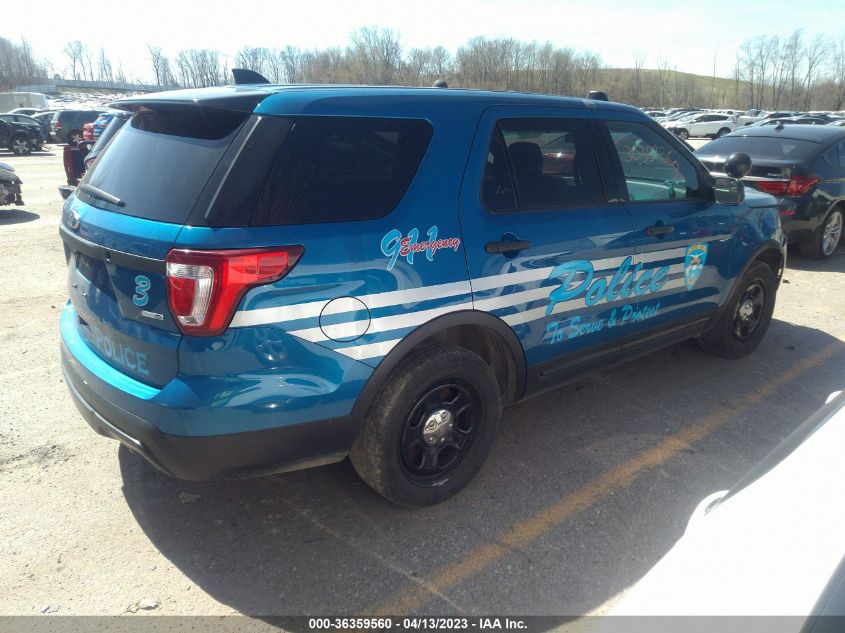 2017 FORD POLICE INTERCEPTOR - 1FM5K8AR6HGA77112