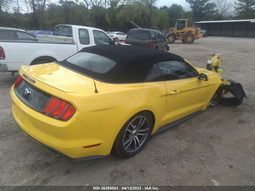 2016 FORD MUSTANG ECOBOOST PREMIUM - 1FATP8UH4G5280533