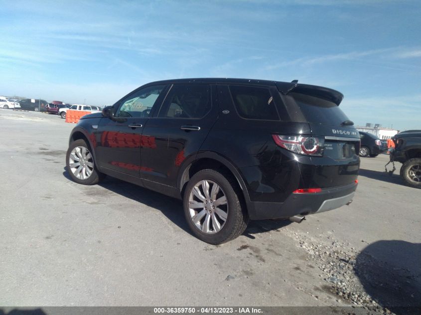 2016 LAND ROVER DISCOVERY SPORT HSE LUX - SALCT2BGXGH605142