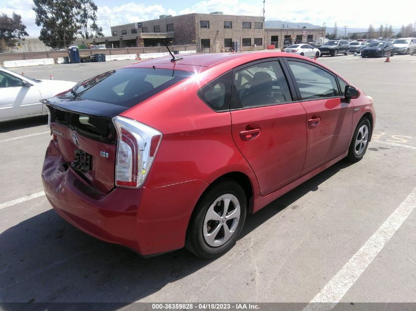 2014 TOYOTA PRIUS FOUR/FIVE/THREE/ONE/TWO - JTDKN3DU9E1764908