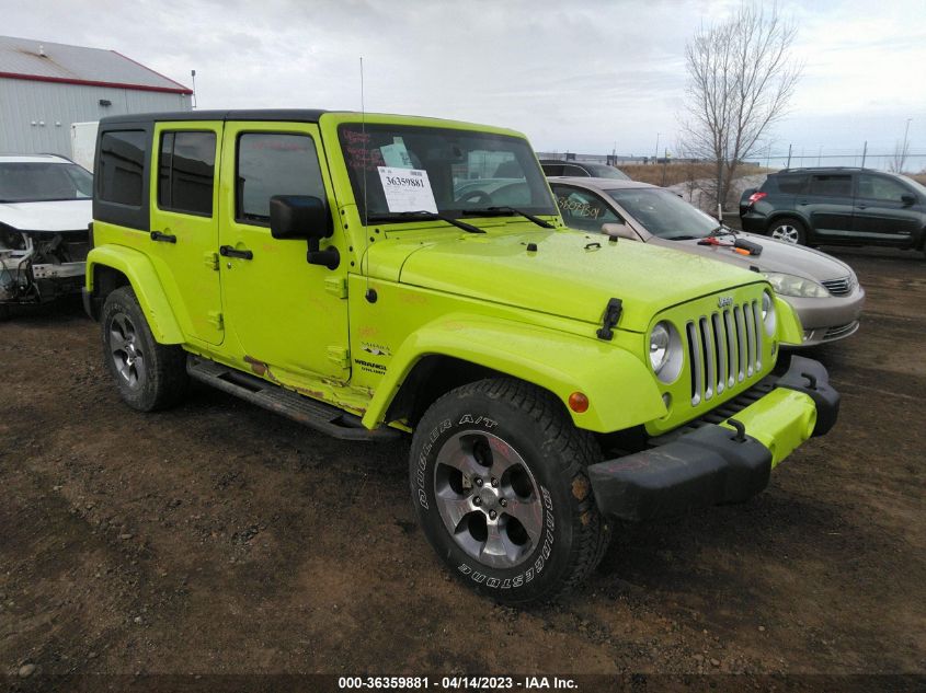 2016 JEEP WRANGLER UNLIMITED SAHARA - 1C4BJWEG8GL304443