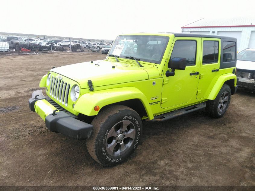 2016 JEEP WRANGLER UNLIMITED SAHARA - 1C4BJWEG8GL304443