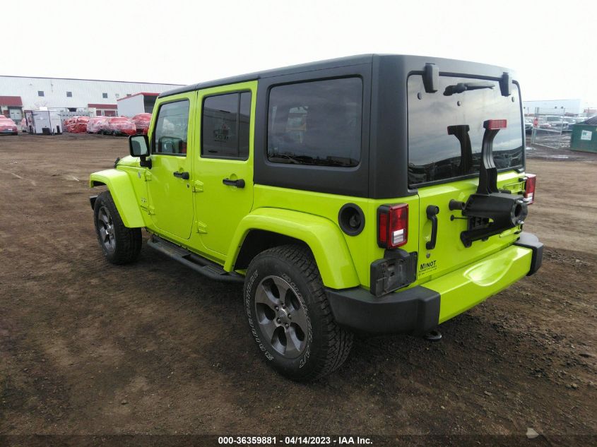 2016 JEEP WRANGLER UNLIMITED SAHARA - 1C4BJWEG8GL304443