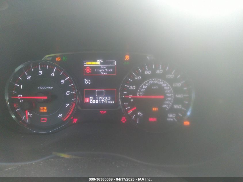 2018 SUBARU WRX LIMITED - JF1VA1H68J9835770