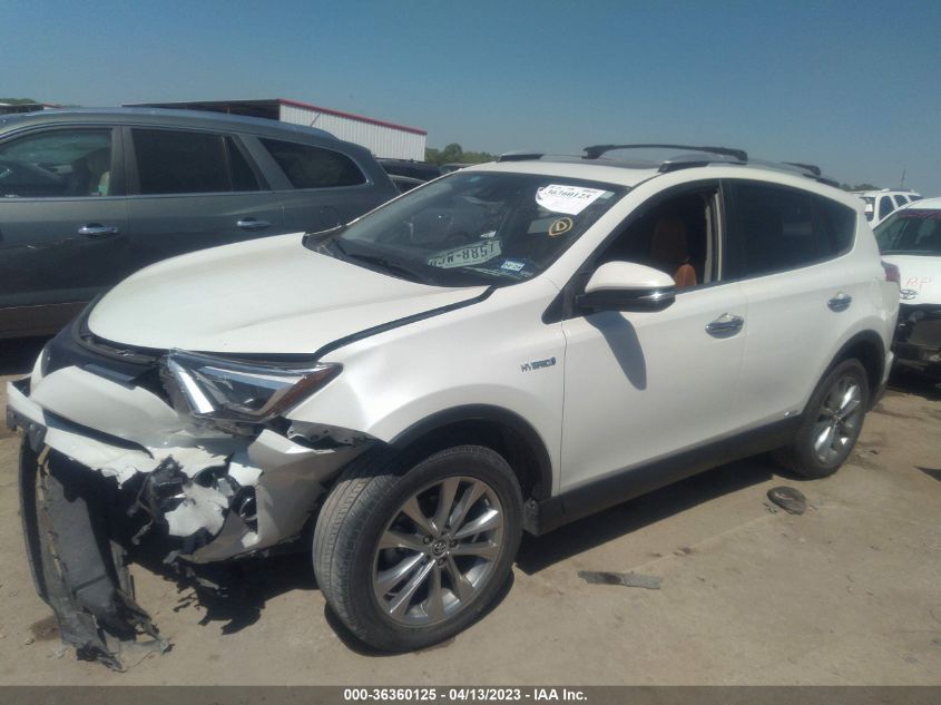 2016 TOYOTA RAV4 HYBRID LIMITED JTMDJREV5GD029617