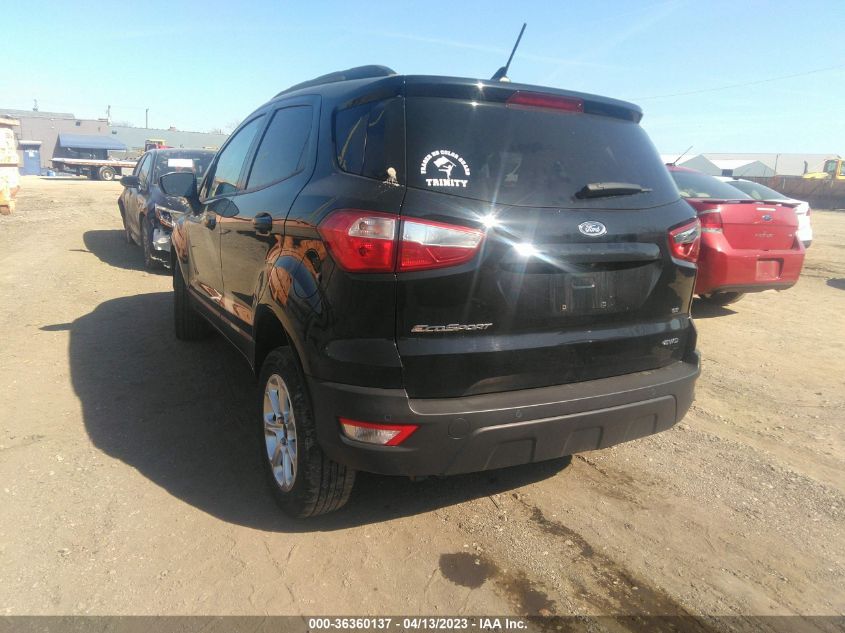 2018 FORD ECOSPORT SE - MAJ6P1UL9JC206438