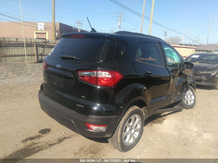 2018 FORD ECOSPORT SE - MAJ6P1UL9JC206438
