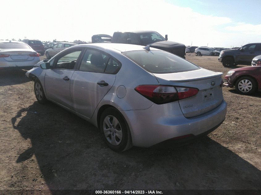 2016 KIA FORTE LX - KNAFK4A63G5617837