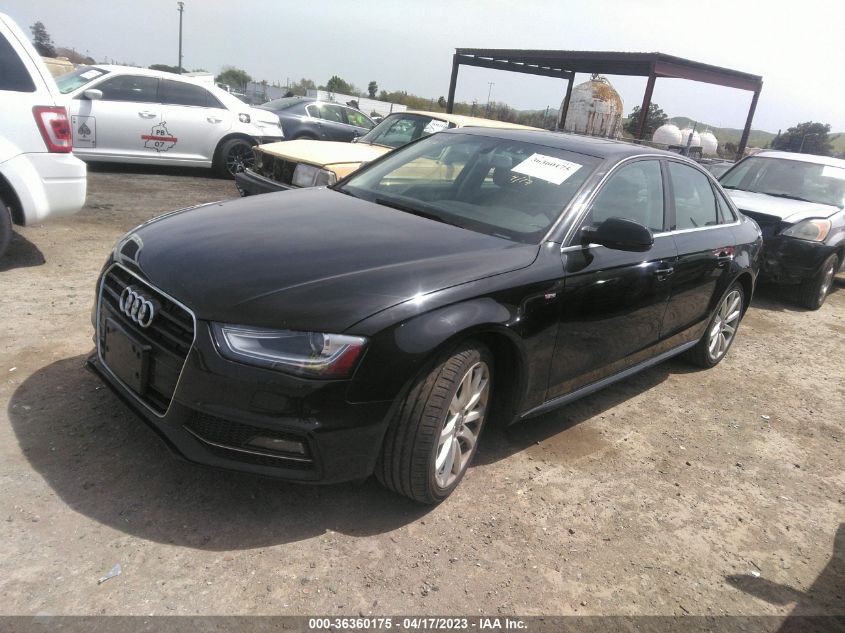 2014 AUDI A4 PREMIUM - WAUAFAFL7EN016035