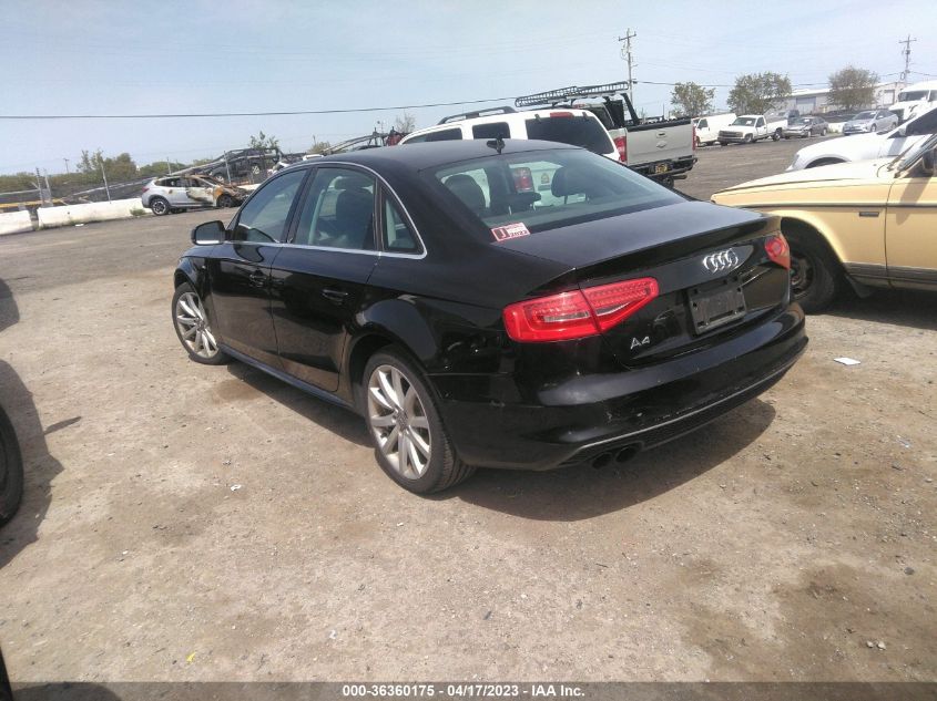 2014 AUDI A4 PREMIUM - WAUAFAFL7EN016035