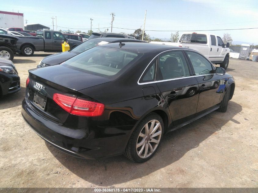 2014 AUDI A4 PREMIUM - WAUAFAFL7EN016035