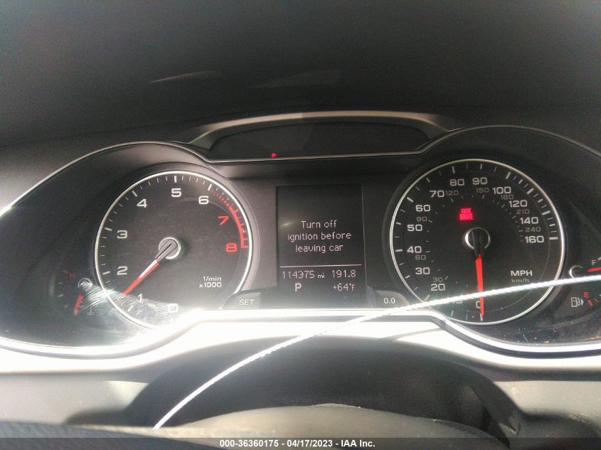 2014 AUDI A4 PREMIUM - WAUAFAFL7EN016035