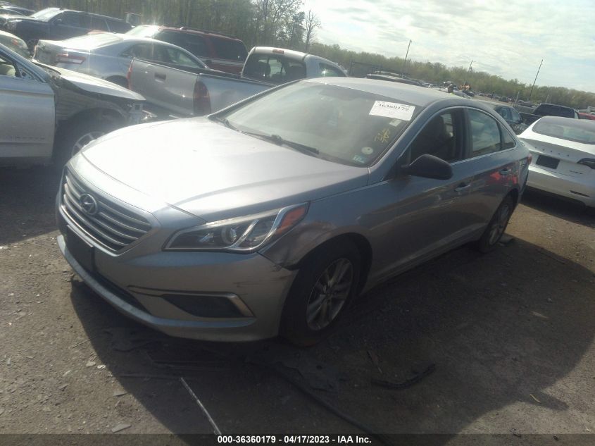 2016 HYUNDAI SONATA 2.4L SE - 5NPE24AF7GH370109