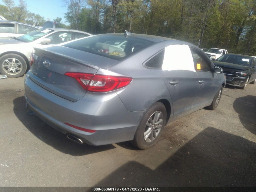 2016 HYUNDAI SONATA 2.4L SE - 5NPE24AF7GH370109