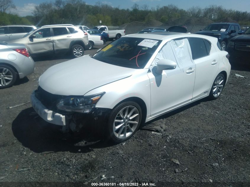 2013 LEXUS CT 200H HYBRID - JTHKD5BH2D2171211