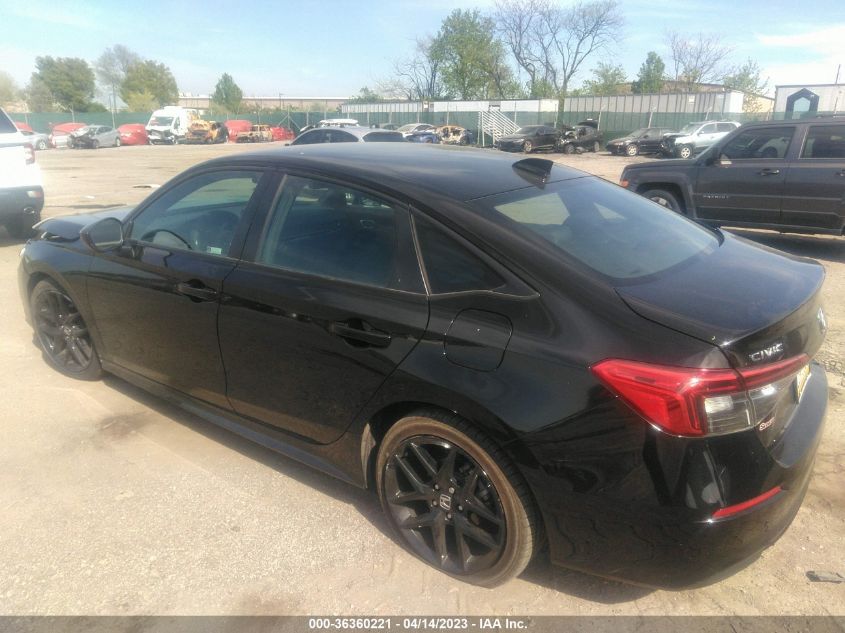 2022 HONDA CIVIC SEDAN SPORT - 2HGFE2F55NH565200