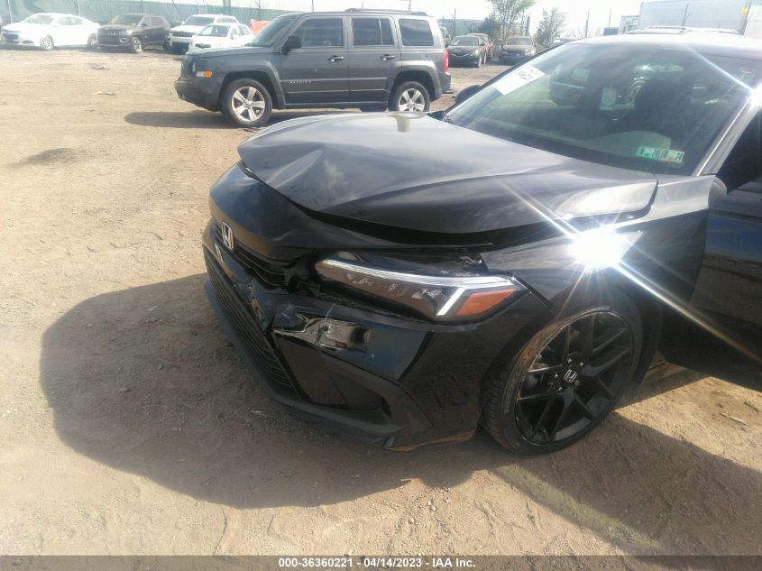 2022 HONDA CIVIC SEDAN SPORT - 2HGFE2F55NH565200