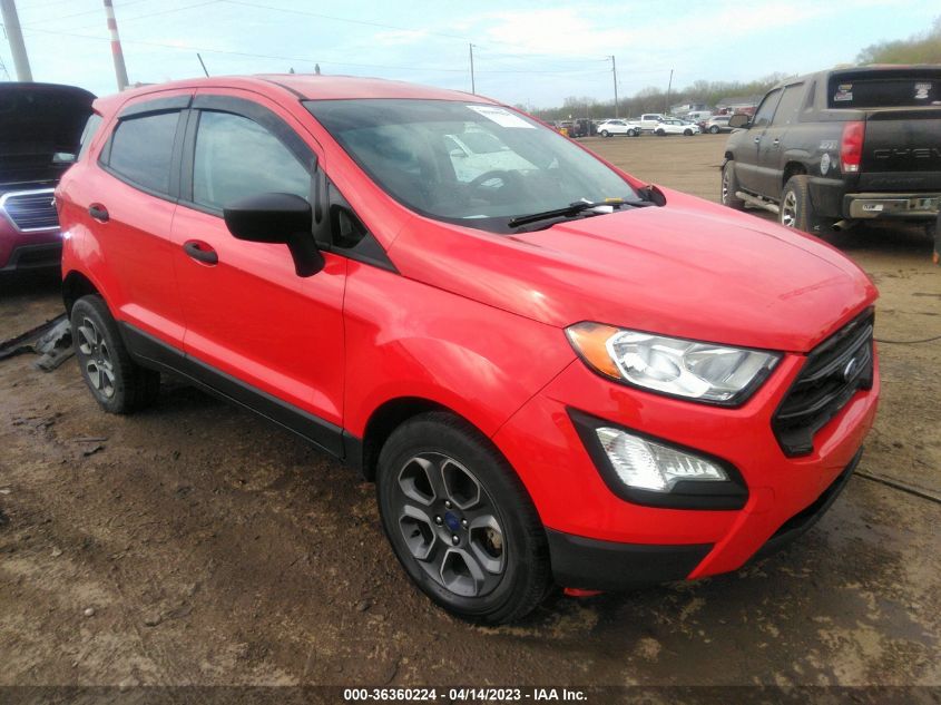 2018 FORD ECOSPORT S - MAJ6P1SL8JC208846