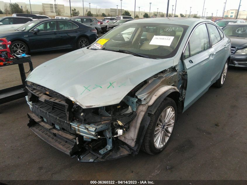 2014 FORD FUSION SE HYBRID - 3FA6P0LU7ER203193