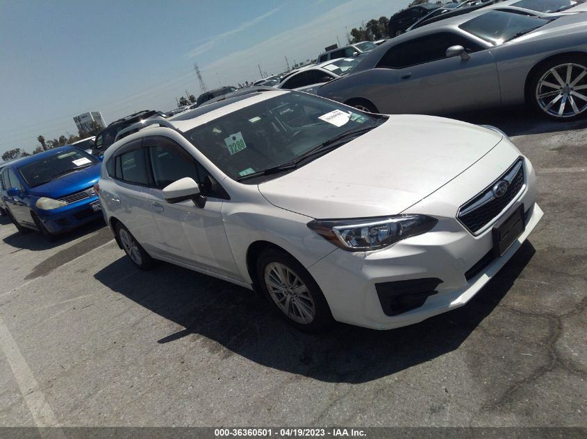 2017 SUBARU IMPREZA PREMIUM - 4S3GTAB61H3706322