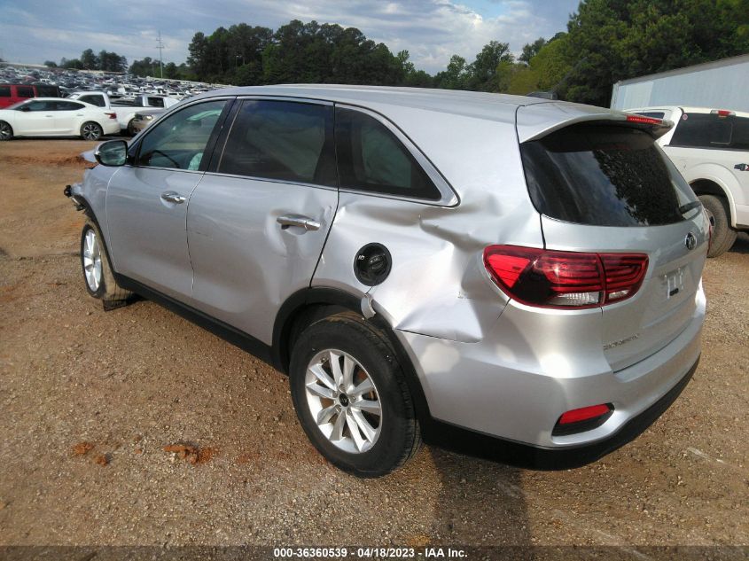 2019 KIA SORENTO LX V6 - 5XYPG4A5XKG571262