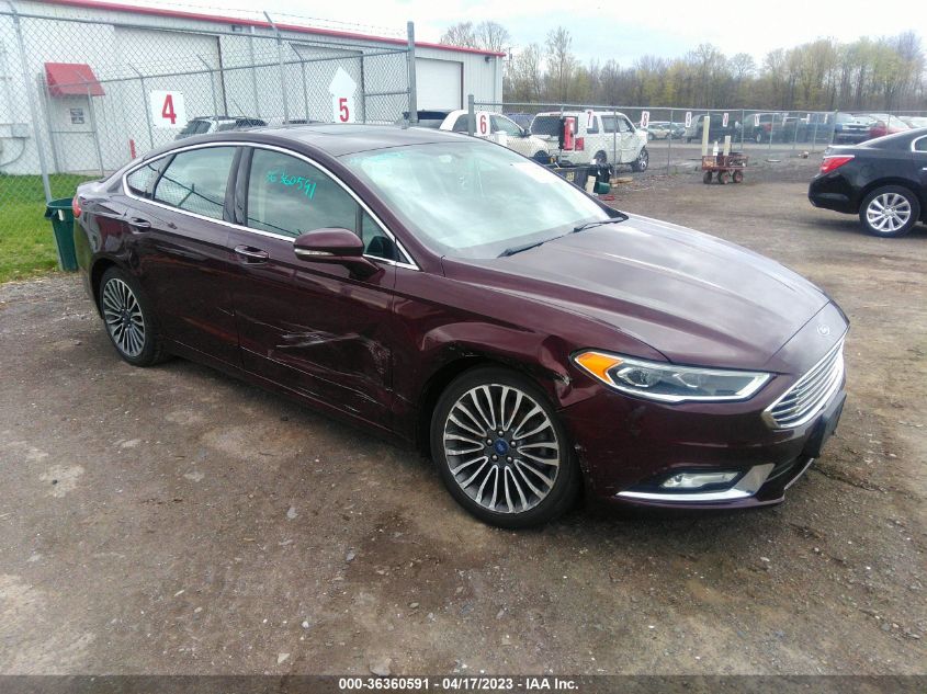 2017 FORD FUSION SE - 3FA6P0H90HR271604