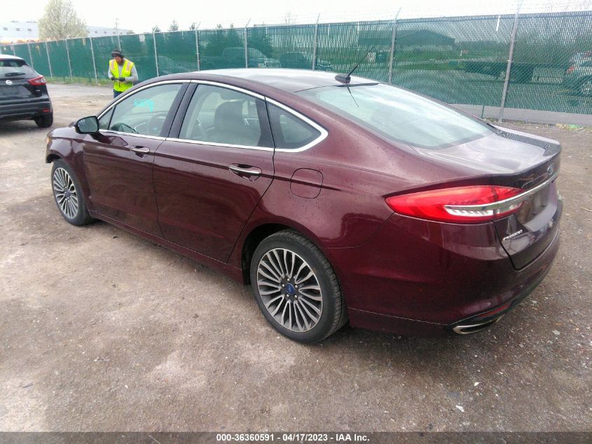 2017 FORD FUSION SE - 3FA6P0H90HR271604