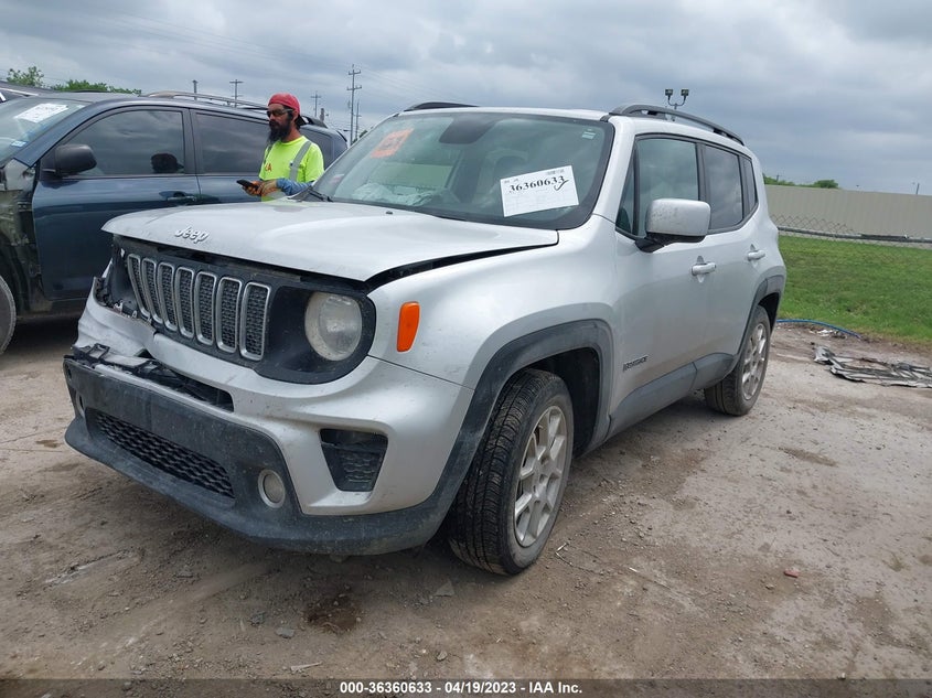 VIN ZACNJABB3KPK88761 2019 JEEP RENEGADE LATITUDE