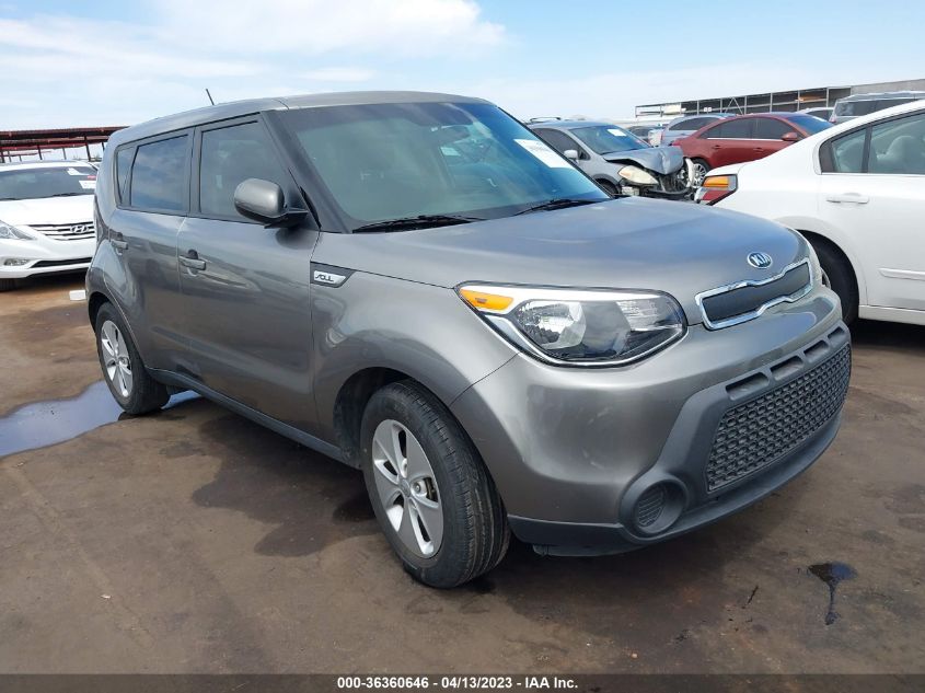 2016 KIA SOUL BASE - KNDJN2A27G7386497