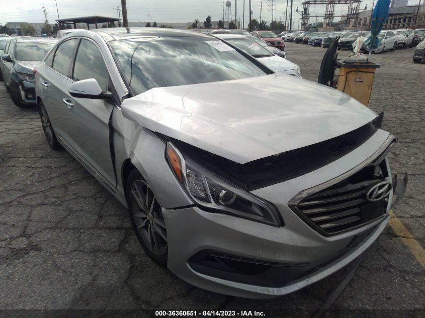 2015 HYUNDAI SONATA 2.0T SPORT - 5NPE34AB3FH053162