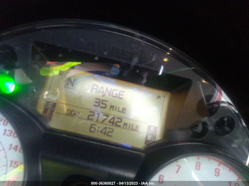 2007 KAWASAKI ZX1400 A JKBZXNA167A017435