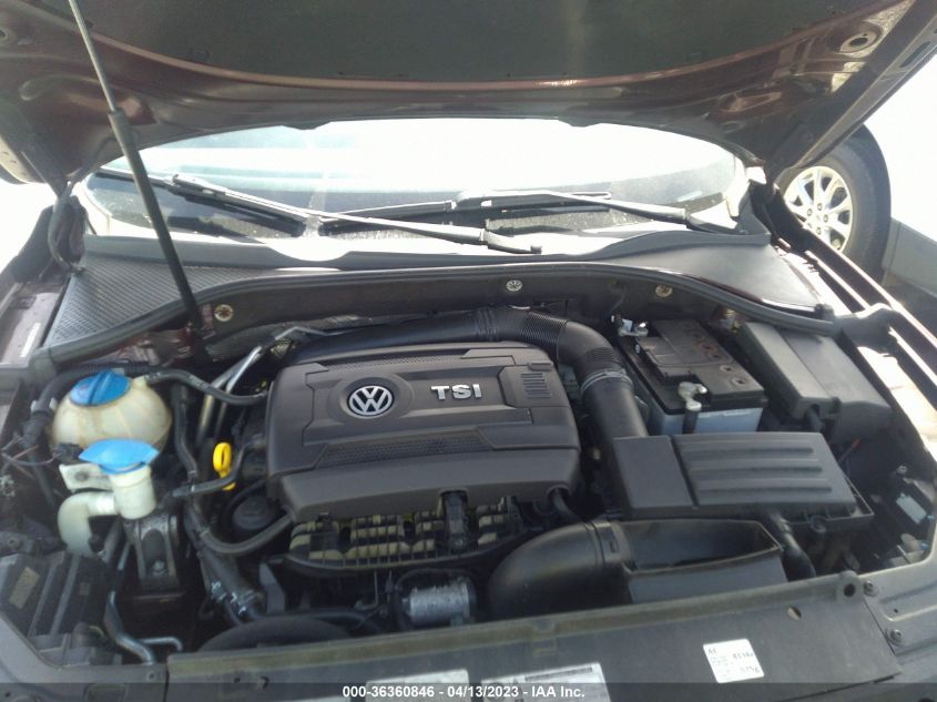 2014 VOLKSWAGEN PASSAT SE W/SUNROOF - 1VWBT7A3XEC058797