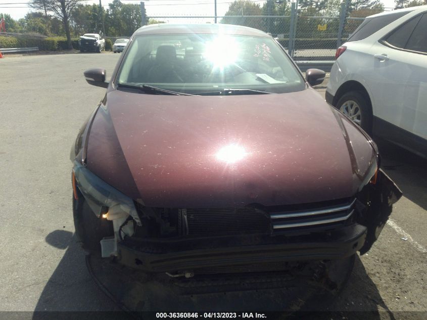 2014 VOLKSWAGEN PASSAT SE W/SUNROOF - 1VWBT7A3XEC058797