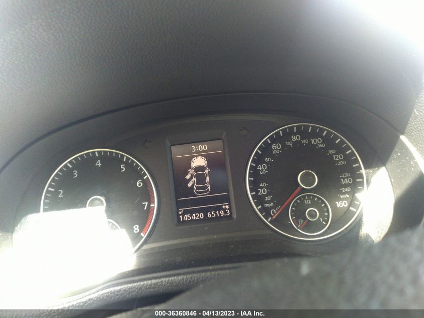 2014 VOLKSWAGEN PASSAT SE W/SUNROOF - 1VWBT7A3XEC058797