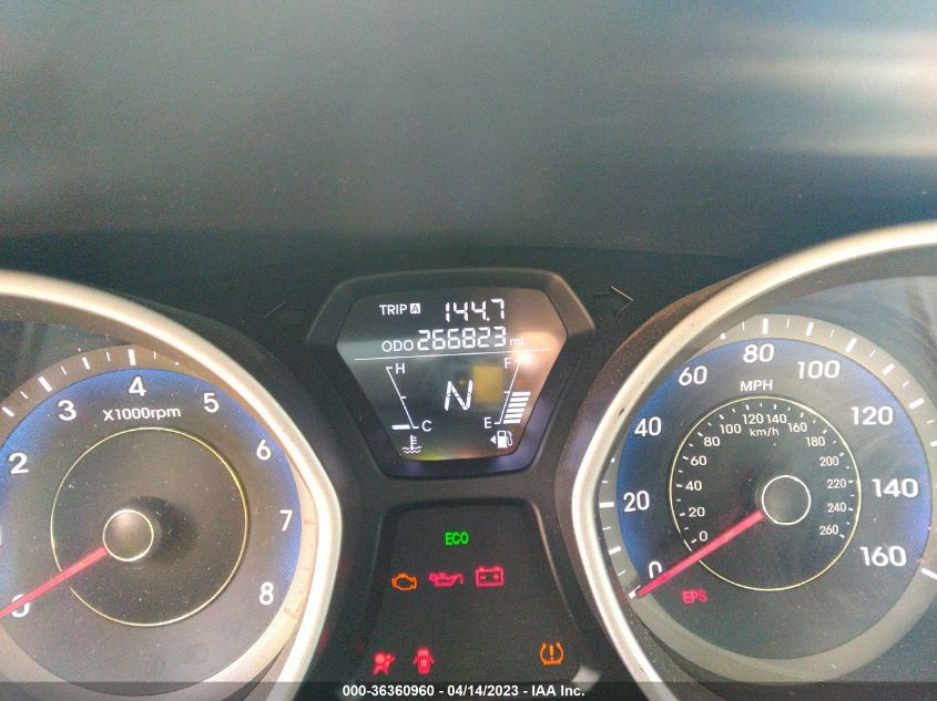 2013 HYUNDAI ELANTRA COUPE SE - KMHDH6AE5DU007575
