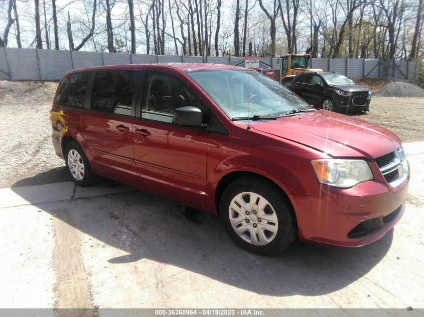 2014 DODGE GRAND CARAVAN SE - 2C4RDGBG9ER168120