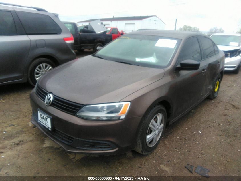 2014 VOLKSWAGEN JETTA SEDAN S - 3VW1K7AJ2EM440205