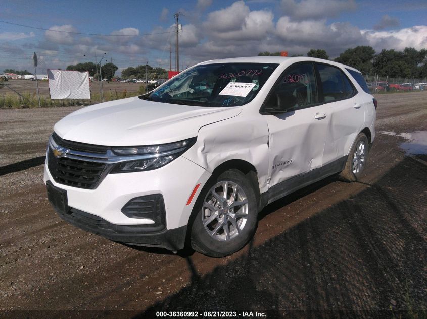 2022 CHEVROLET EQUINOX LS - 3GNAXFEV5NS167212
