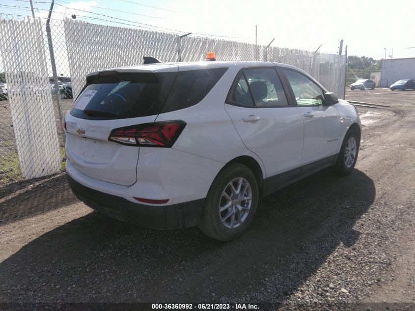 2022 CHEVROLET EQUINOX LS - 3GNAXFEV5NS167212