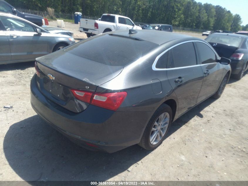 2016 CHEVROLET MALIBU LT - 1G1ZE5ST8GF281137