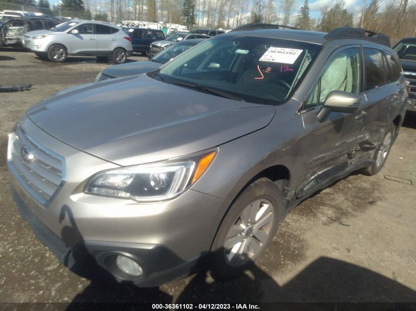2015 SUBARU OUTBACK 2.5I PREMIUM - 4S4BSAHC2F3296634