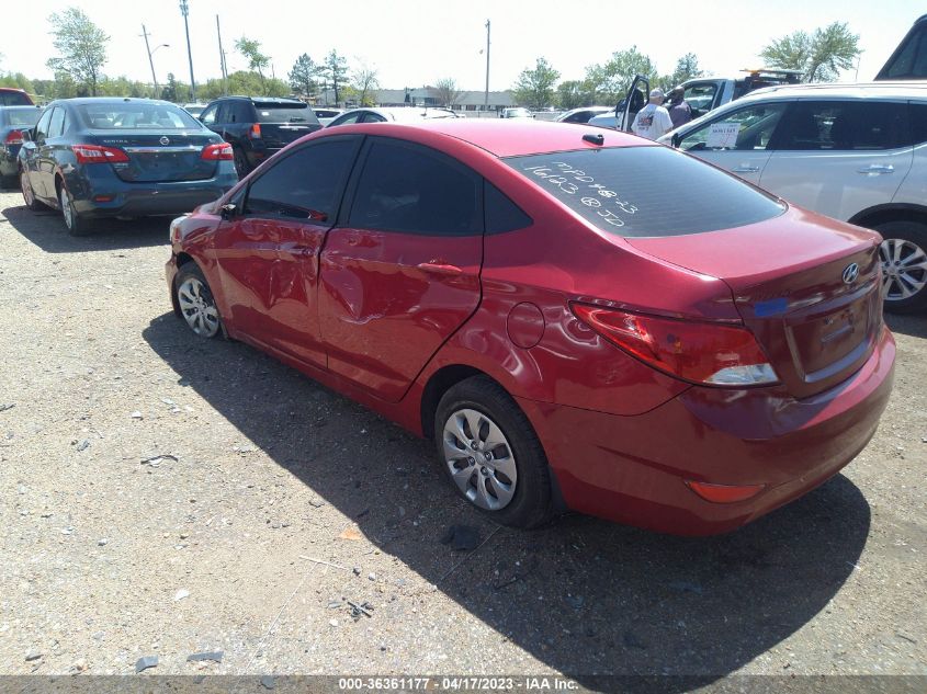 2016 HYUNDAI ACCENT SE - KMHCT4AE0GU116853