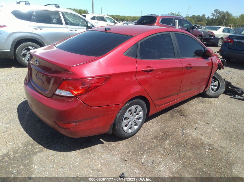 2016 HYUNDAI ACCENT SE - KMHCT4AE0GU116853