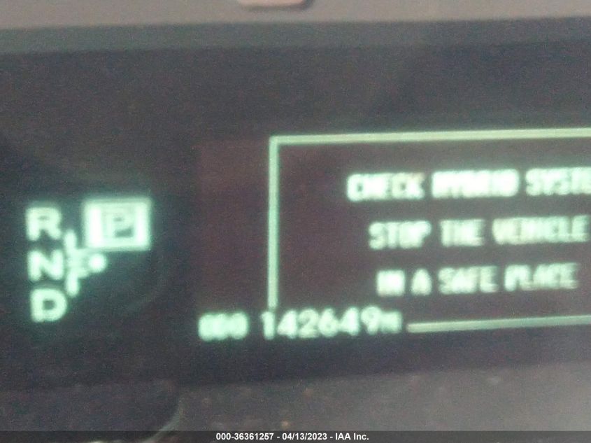 2015 TOYOTA PRIUS FOUR - JTDKN3DU4F1905501