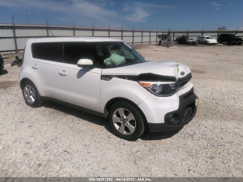 2018 KIA SOUL BASE - KNDJN2A21J7894908