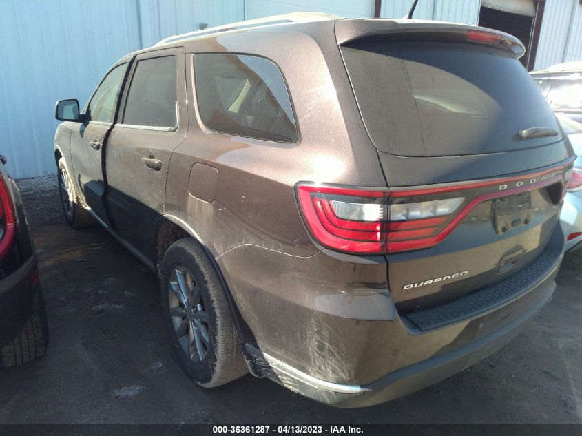 2017 DODGE DURANGO SXT - 1C4RDHAG2HC869389